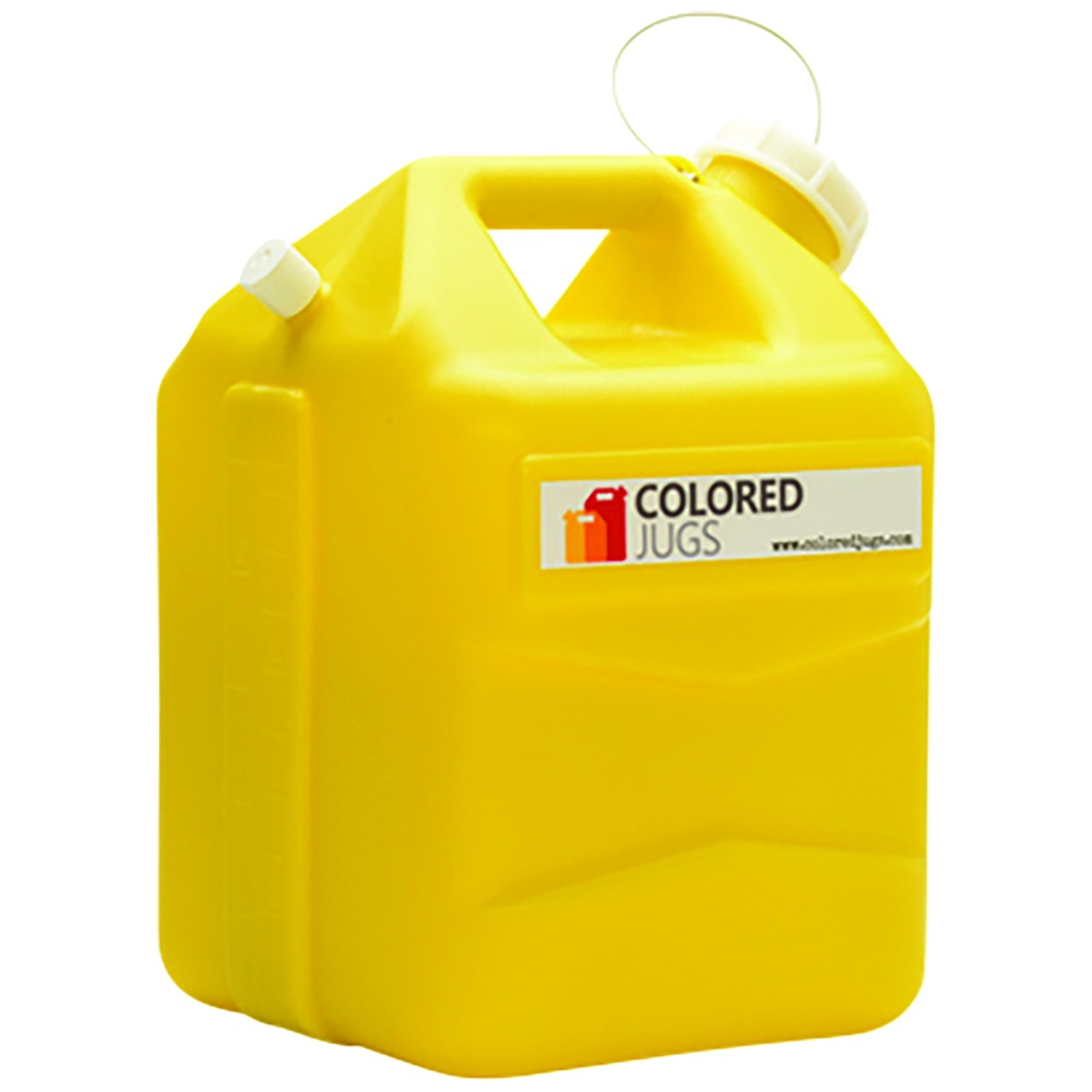 Colored Jugs 2.5 gallon Jug with Vent Spout and Cap with