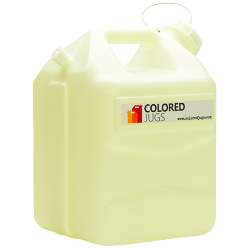 Colored Jugs 2.5 gallon Jug with Vent Spout and Cap with Lanyard