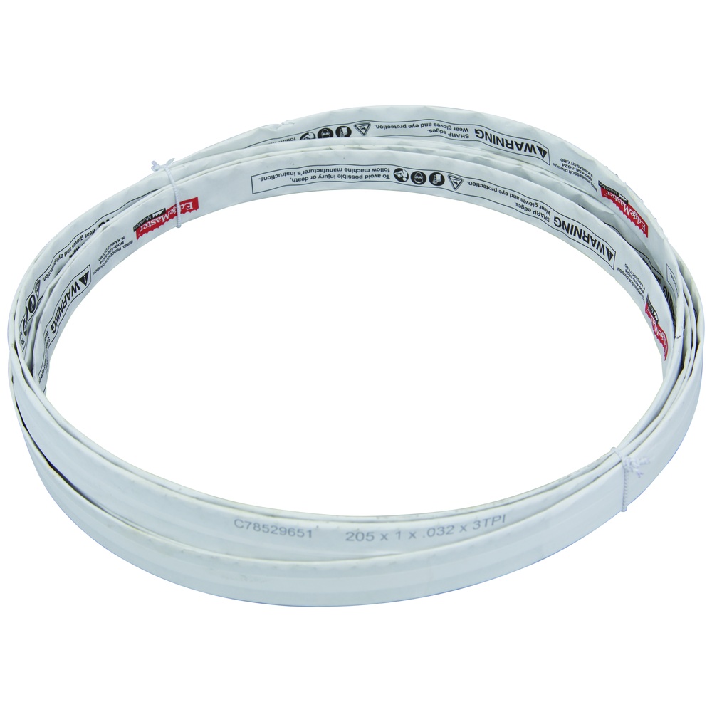 Edgemaster Bandsaw Blades, Premium, 205" x 1" x .032, 3TPI