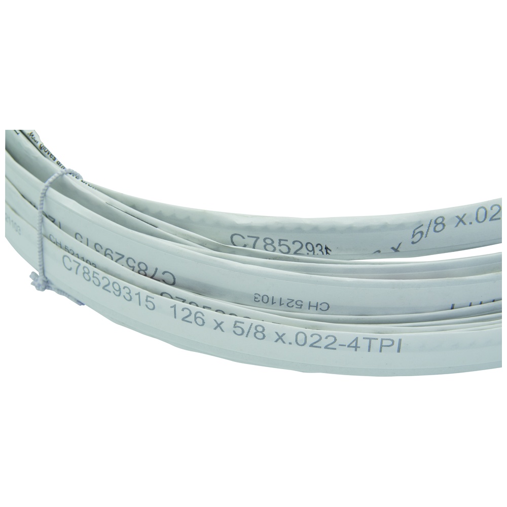 Edgemaster Bandsaw Blades, Premium, 126" x 5/8" x .022, 4TPI