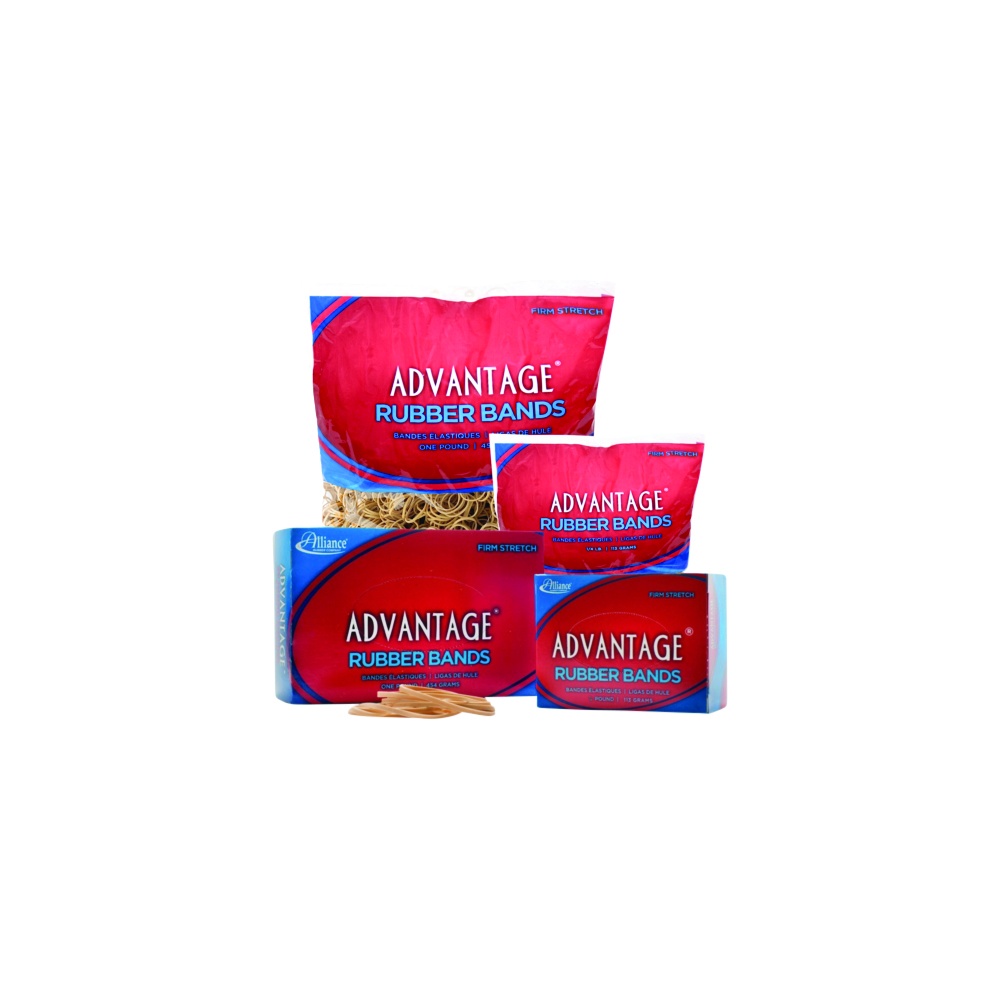 Alliance Rubber Co. Natural Crepe Advantage™ Rubber Bands, #62, 2-1/2 Inch x 1/4 Inch