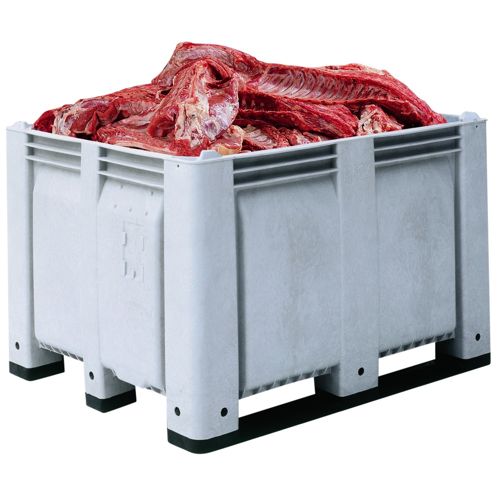 DOLAV USA Macx Bins, Solid, Nestable and Stackable, 40 Inch x 48