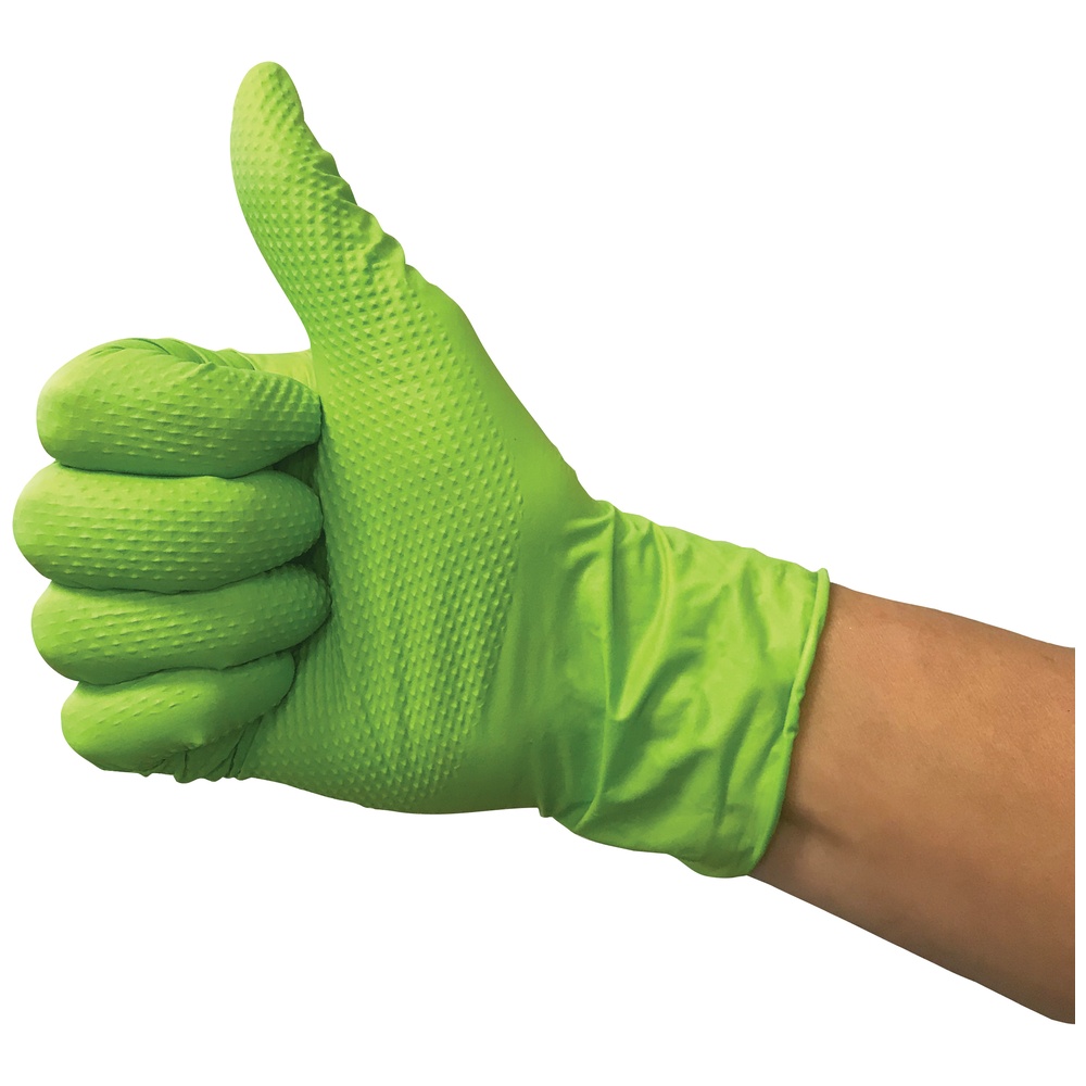Eagle Protect Disposable Nitrile Gloves, Diamond Texture, 6mil