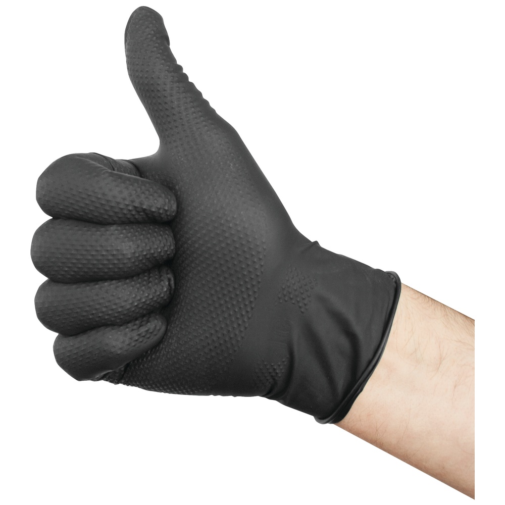 Eagle Protect Disposable Nitrile Gloves, Diamond Texture, 6mil