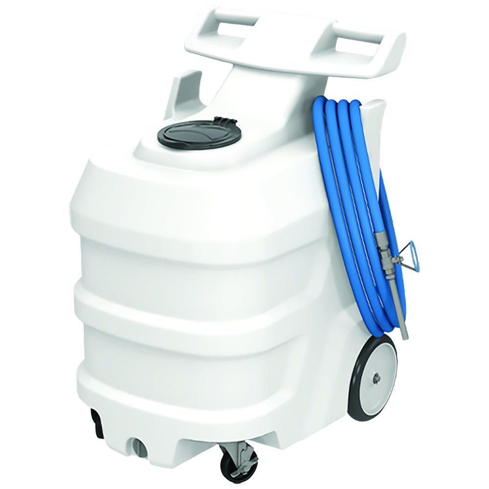 FOAMit Portable Foam Unit, Air-Powered, Pre-Mix, Black Lid, 50 Feet of Blue 3/4 Inch Hose, 50 Gallon