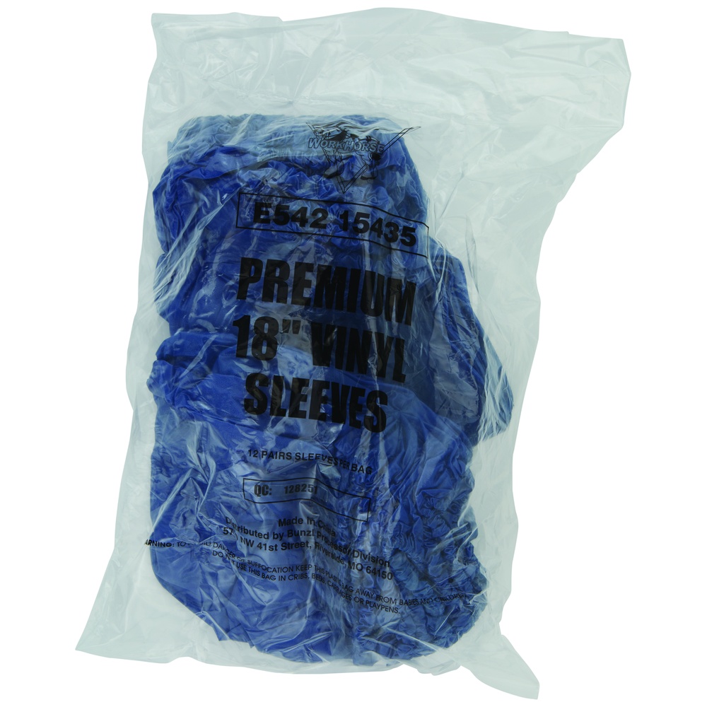 WorkHorse Vinyl Processing Sleeve, 18 Inch, 8 Mil