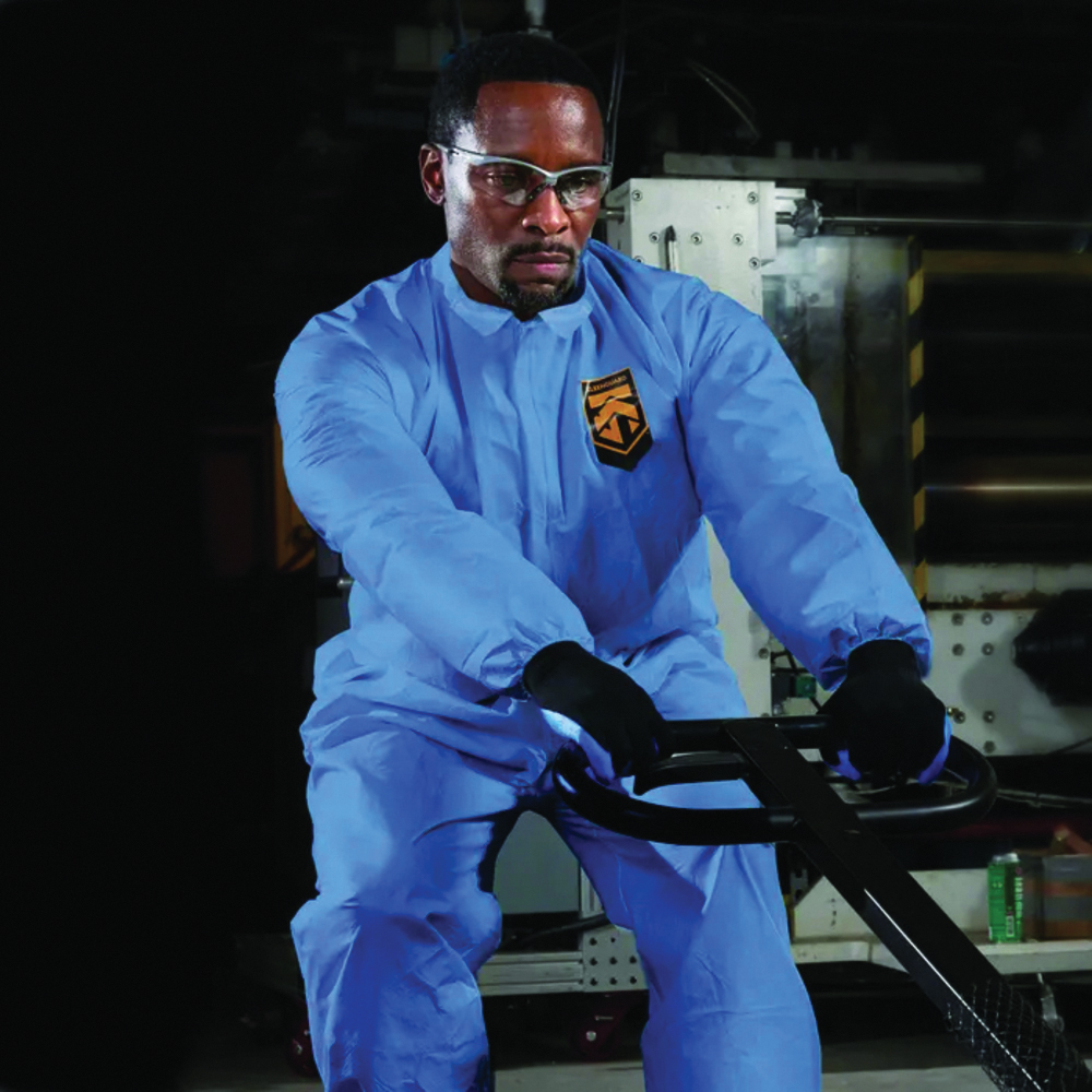 KleenGuard A20 Disposable Coveralls, Zip Front, Elastic Back, Wrist and Ankles