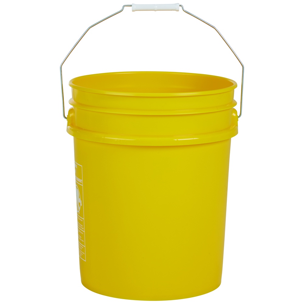 Berlin Packaging Food Approved Plastic Bucket, 5-Gallon