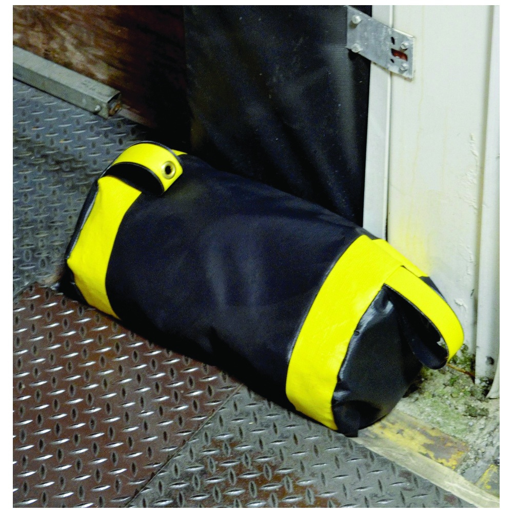 Vestil Dock Seal Draft Blocker, Vinyl, Black