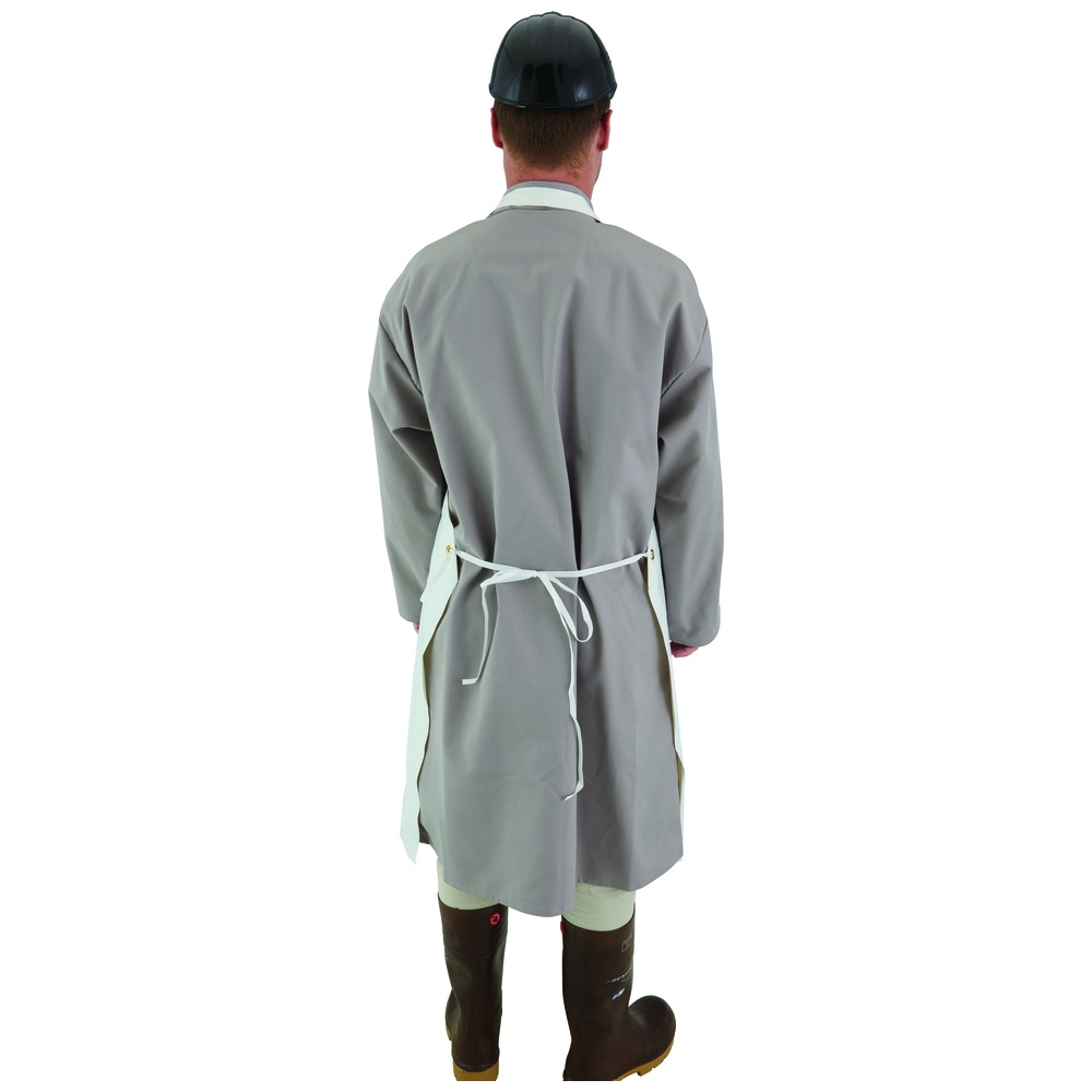 Locknane Vinyl Apron, 31 Inch x 39 Inch, Pencil Pocket, Metal Grommets, String Ties, 6 Mil