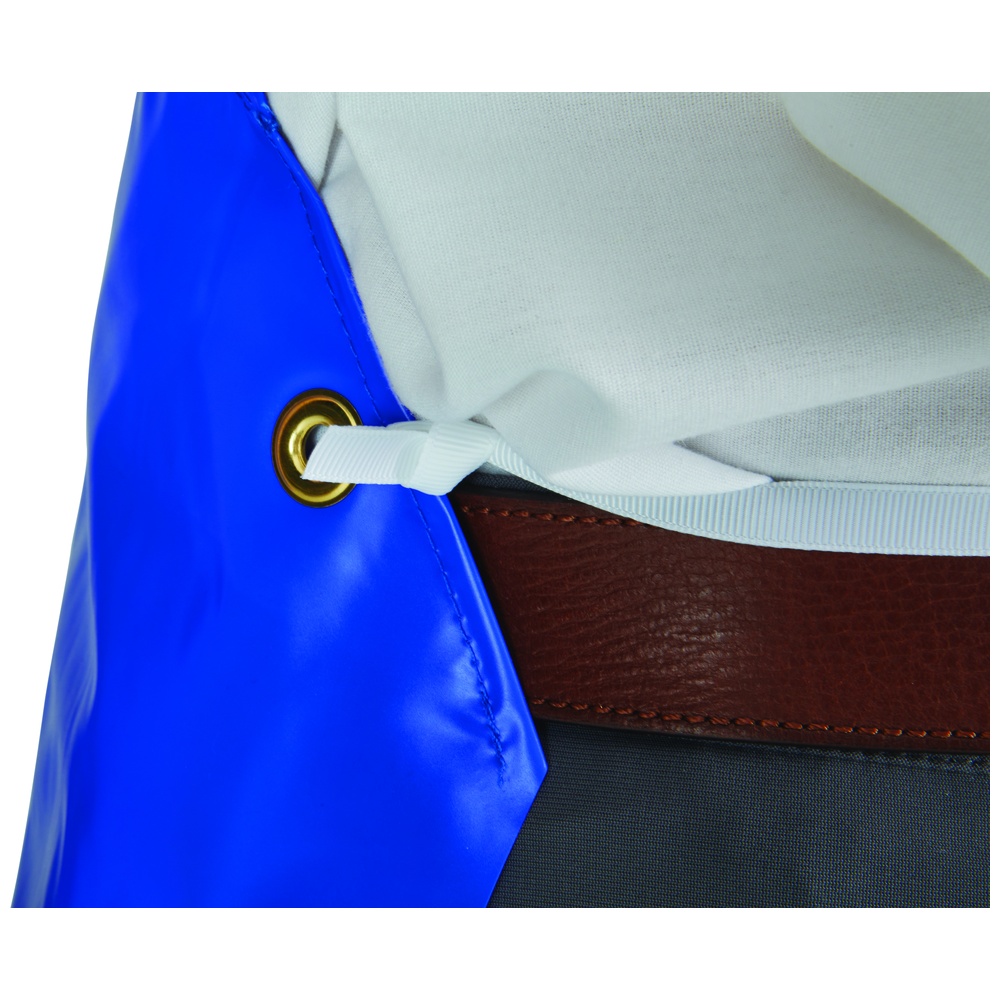 Locknane Vinyl Apron, 31 Inch x 39 Inch, Pencil Pocket, Metal Grommets, String Ties, 6 Mil