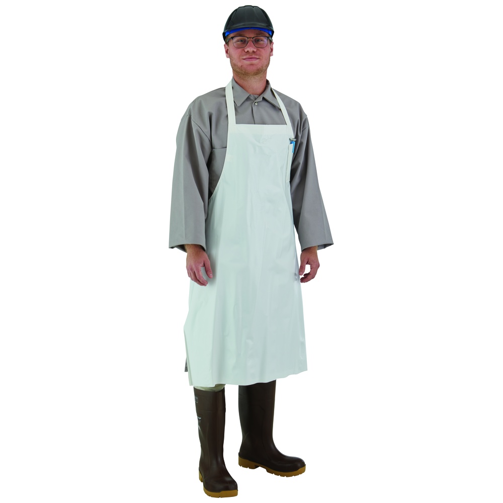 Locknane Vinyl Apron with String Ties, 6 Mil, 31in x 39in
