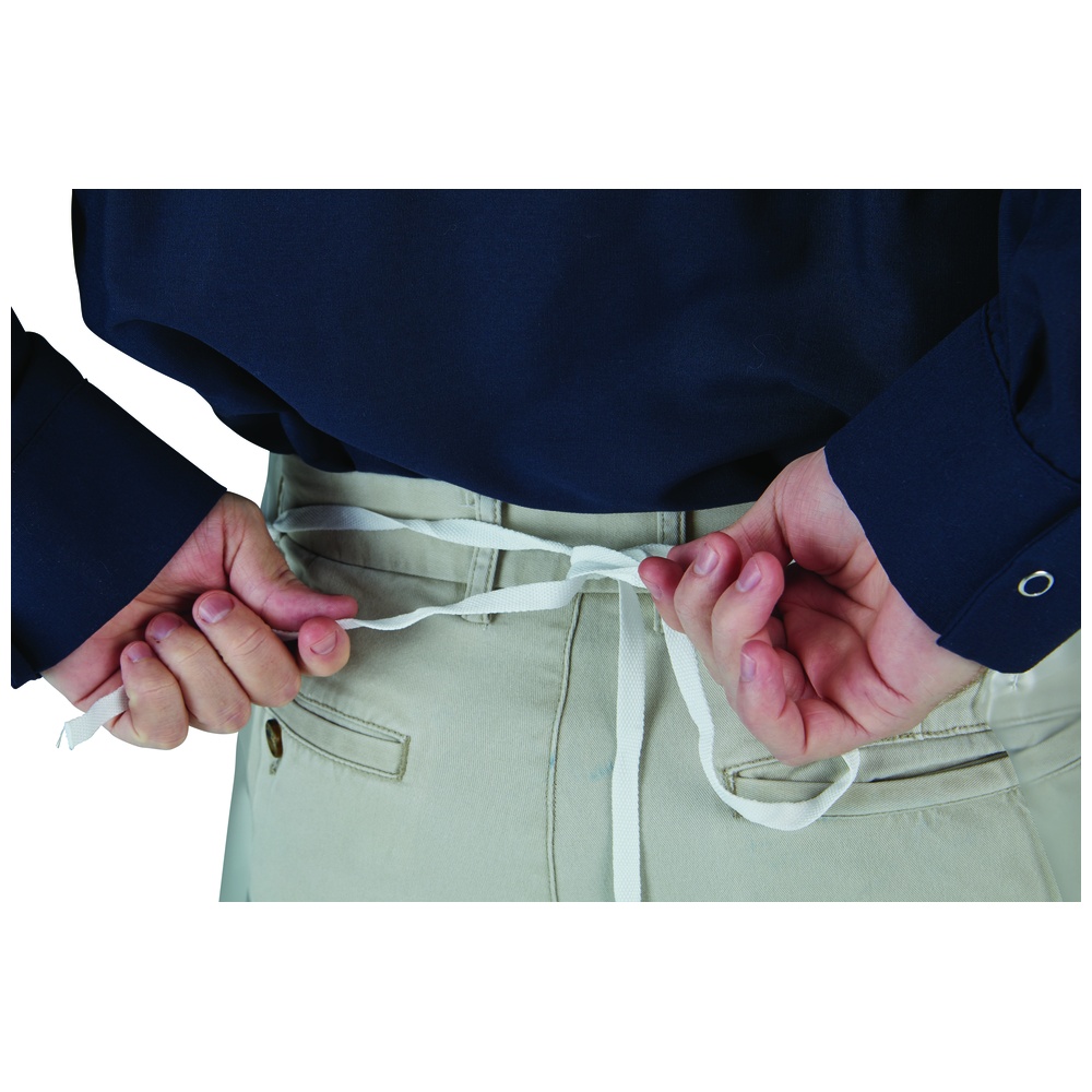 Locknane Vinyl Apron with String Ties, 6 Mil, 31in x 39in