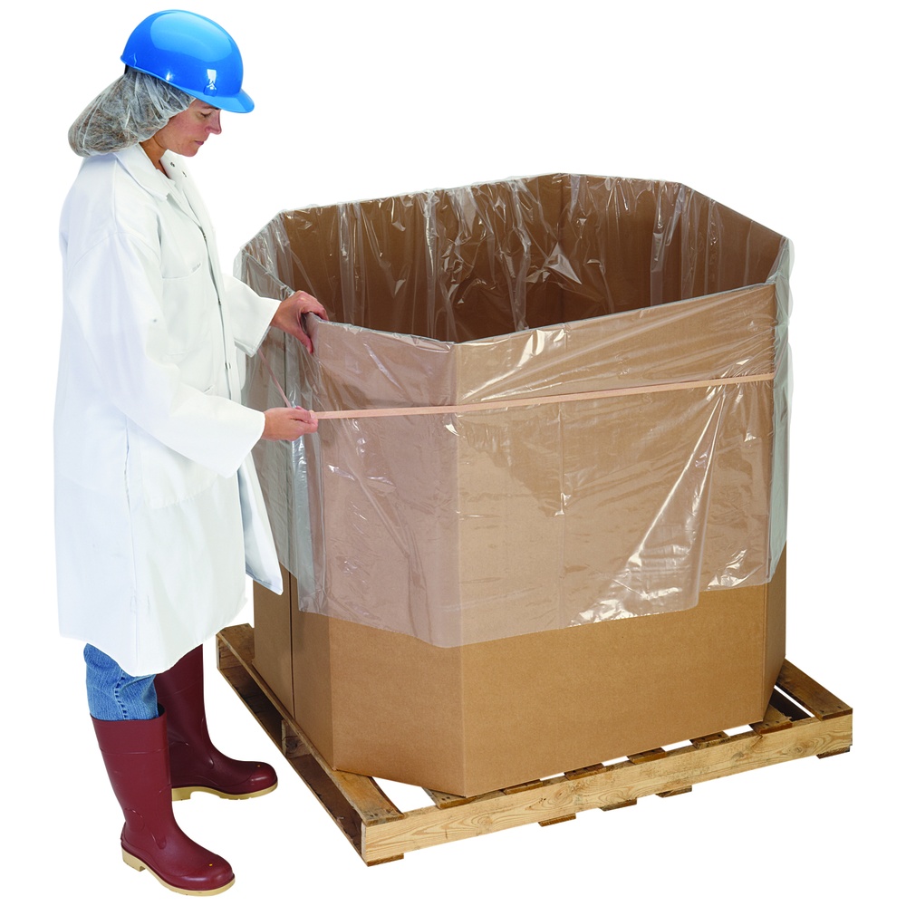 Combo Liner, 1.1 Mil, 54 Inch x 44 Inch x 96 Inch, 50 Bags/Roll