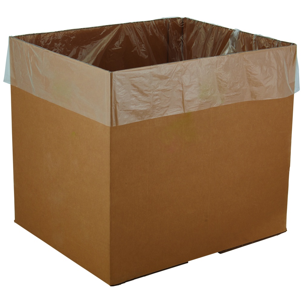 Clarity Poly Liner, 0.95 Mil, 26 Inch x 18 Inch x 40 Inch, 350 Liners/Roll, Clear