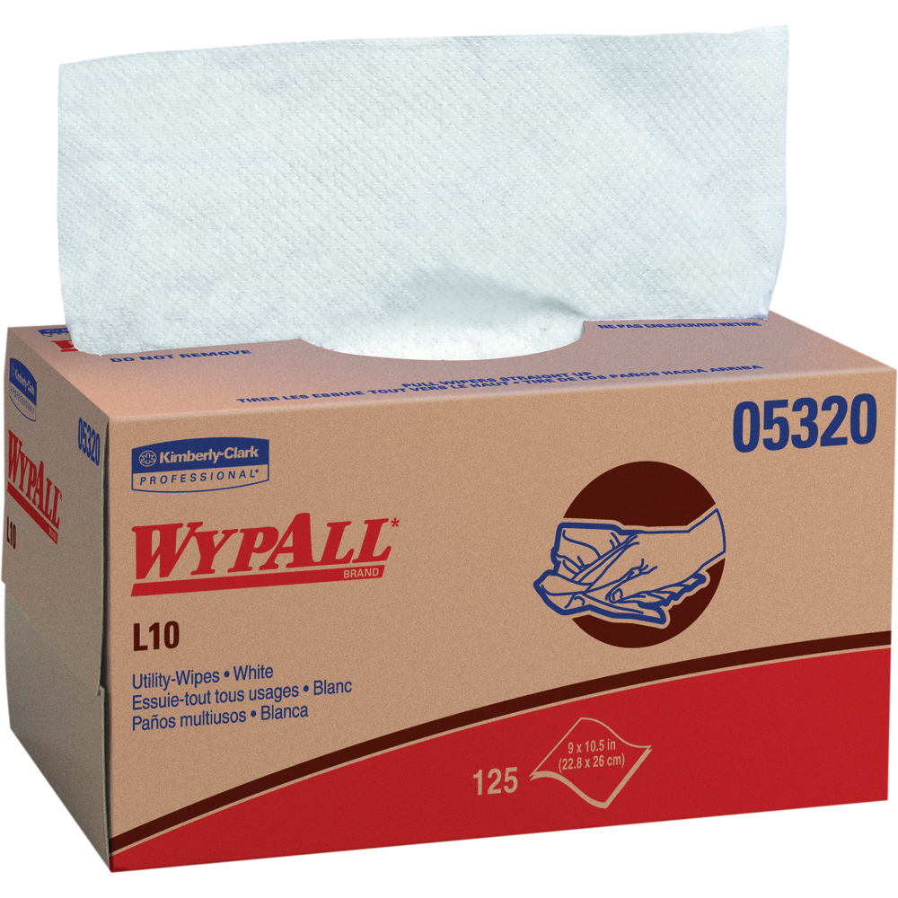 WypAll General Clean L10 Light Cleaning Towels, Pop-Up Box