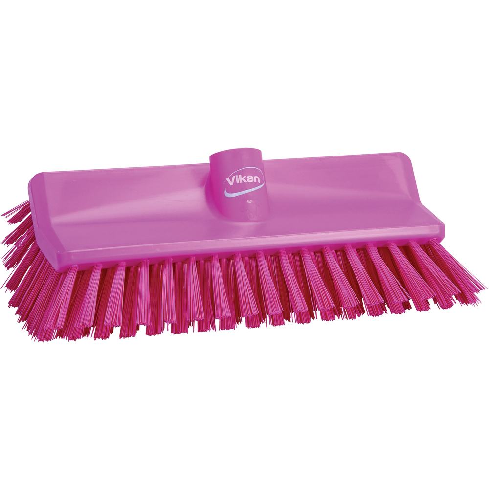 Vikan High-Low Brush w/ Medium Bristles, 10.4in