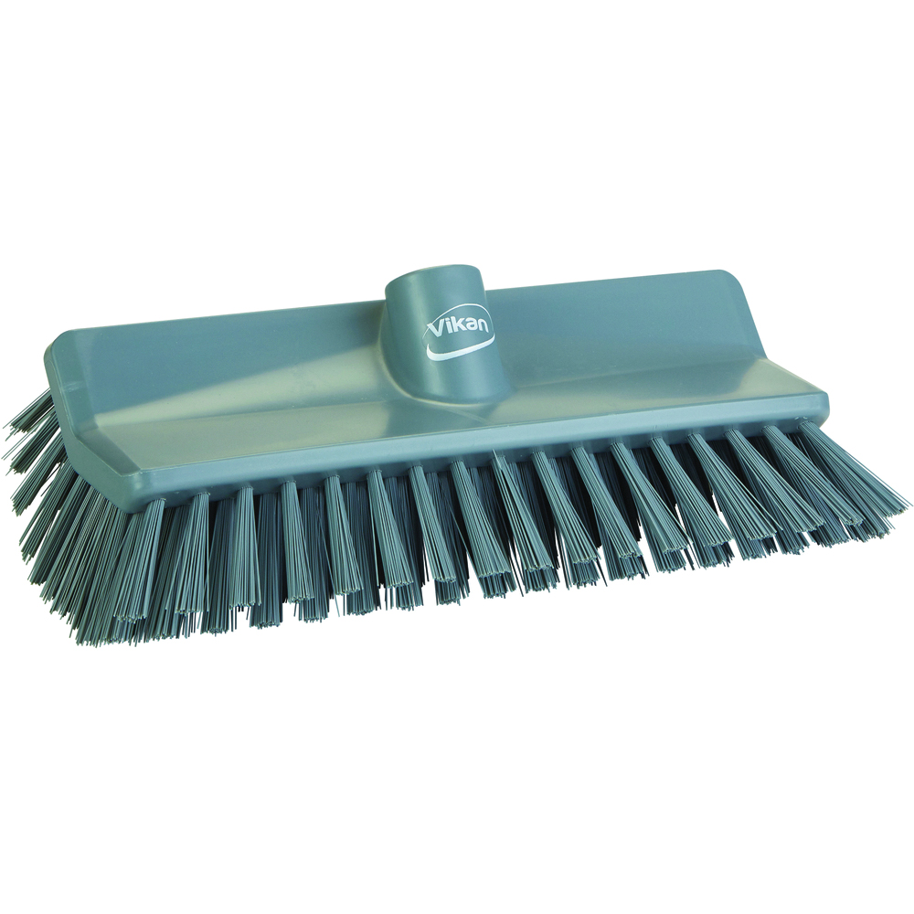 Vikan High-Low Brush w/ Medium Bristles, 10.4in