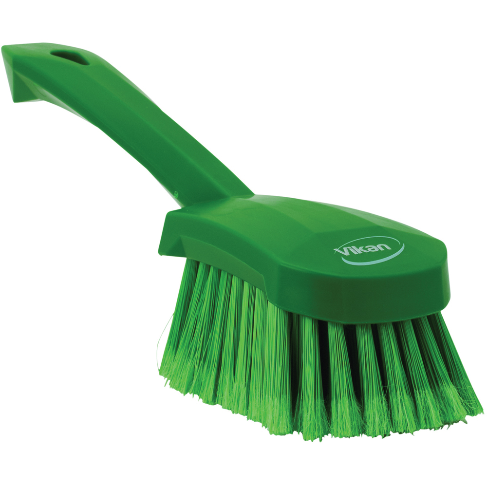 Vikan Washing Brush, Short Handle, Stiff, 10.6 Inch Vikan Washing Brush, Short Handle, Stiff, 10.6 Inch