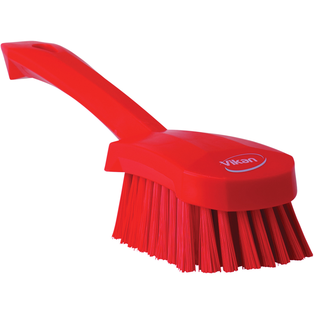 Vikan Washing Brush, Short Handle, Stiff, 10.6 Inch Vikan Washing Brush, Short Handle, Stiff, 10.6 Inch