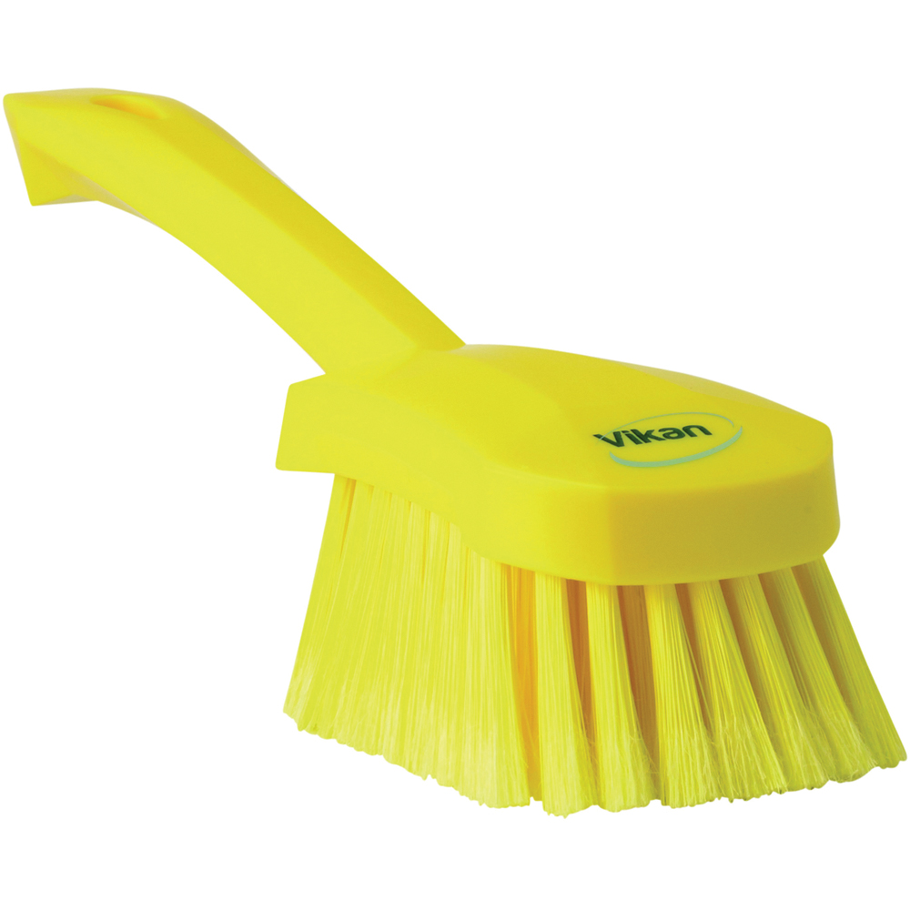 Vikan Washing Brush, Short Handle, Stiff, 10.6 Inch Vikan Washing Brush, Short Handle, Stiff, 10.6 Inch