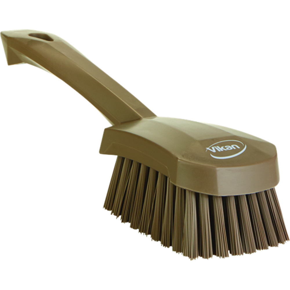 Vikan Washing Brush, Short Handle, Stiff, 10.6 Inch Vikan Washing Brush, Short Handle, Stiff, 10.6 Inch