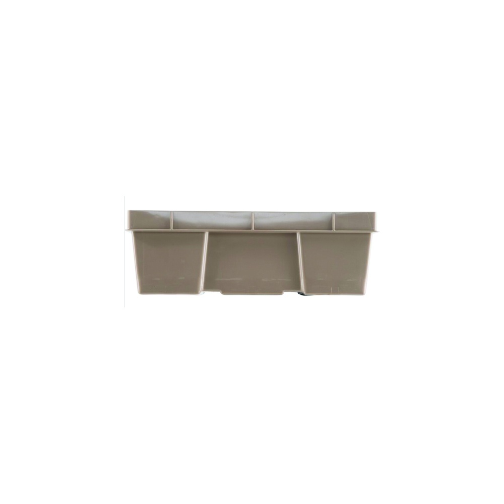 Orbis Nestable Totes, FDA-Approved, Polyethylene, Freezer Safe, Beige
