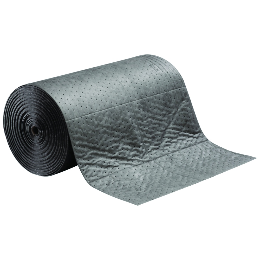 PIG® Absorbent Mat Roll, Heavyweight, Perforated, 30 Inch x 150 Feet, Gray