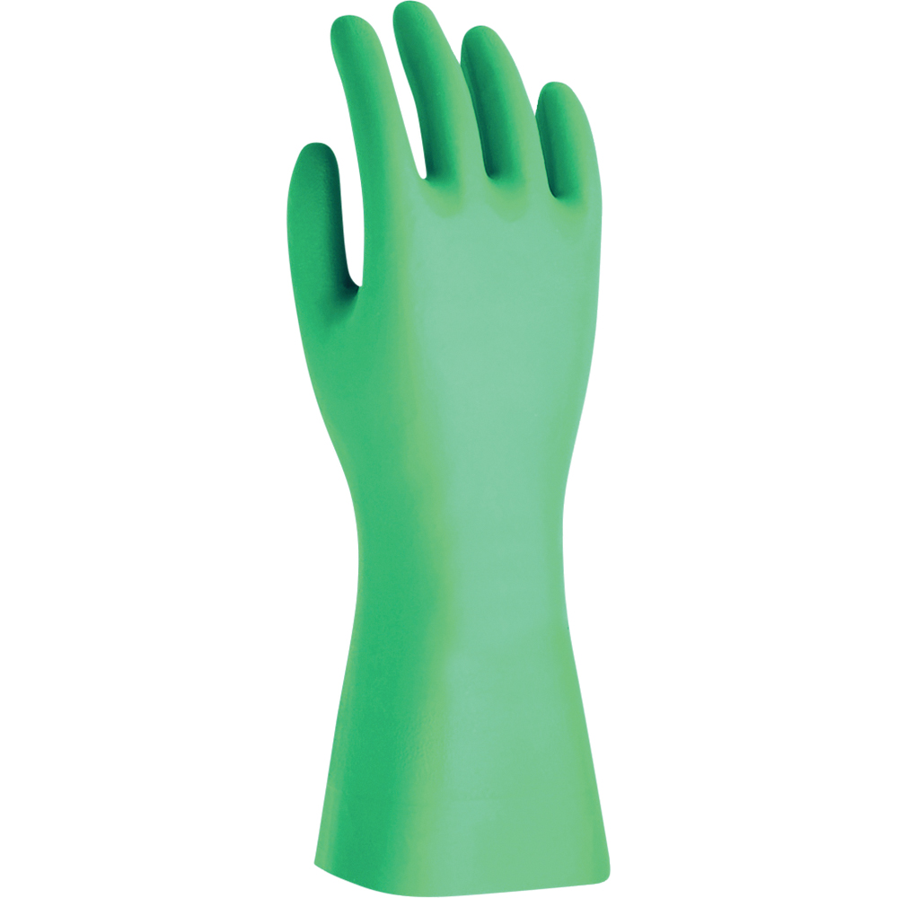 Ansell AlphaTec® Solvex® 37-145 Unlined Nitrile Gloves, 11 Mil, Green