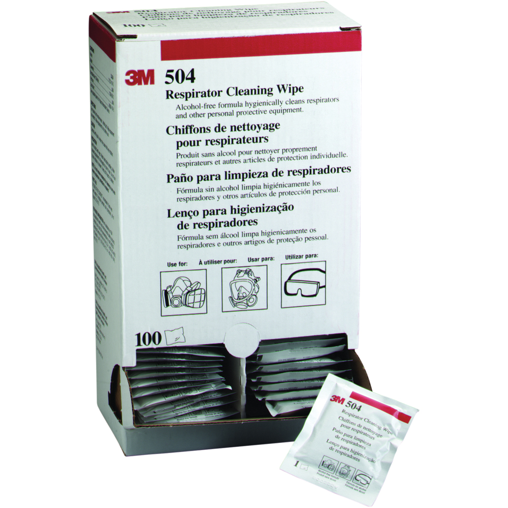 3M 504 Respirator Cleaning Wipes