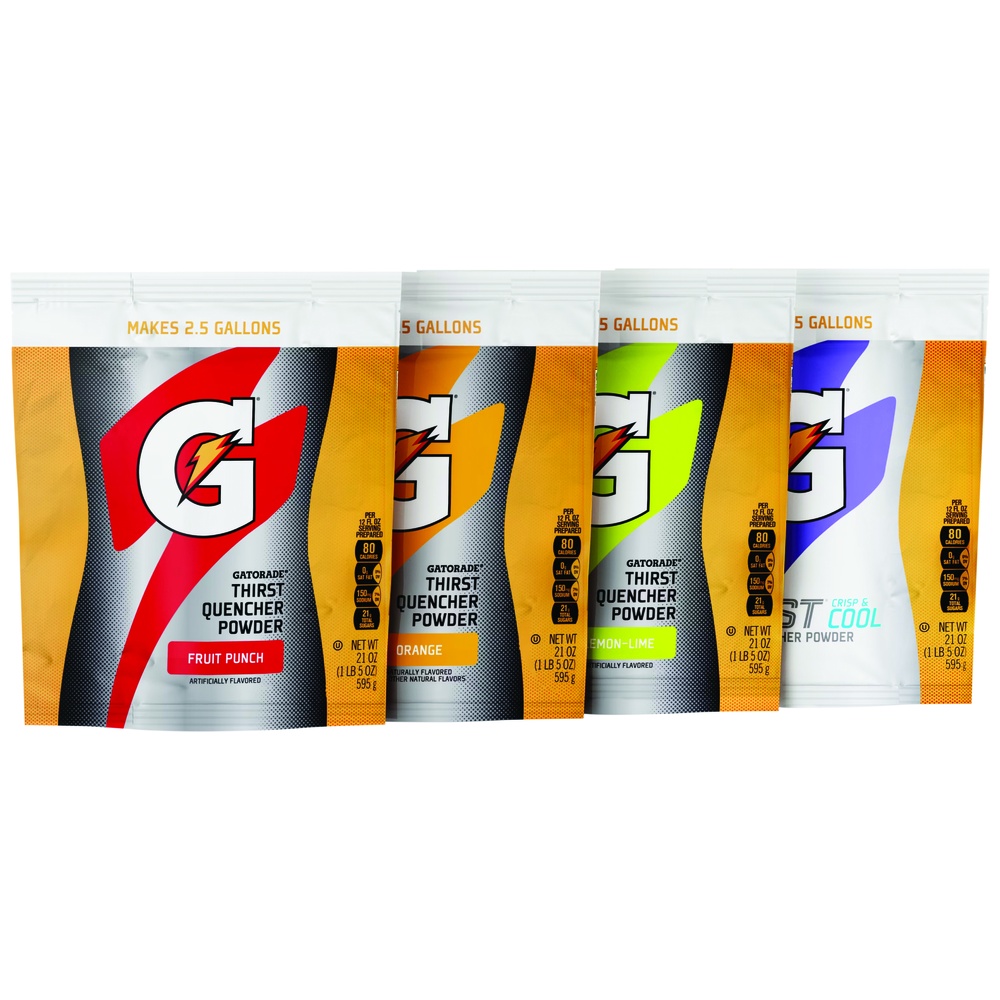 Gatorade Thirst Quencher Powder Packs, 2.5 Gallon, 32 Pack, Assorted Flavors
