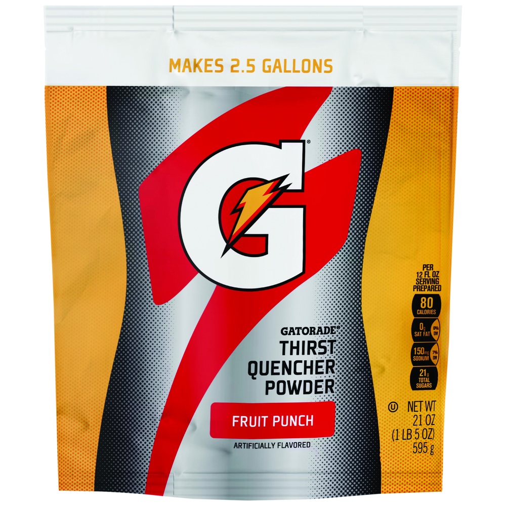 Gatorade Thirst Quencher Powder Packs, 2.5 Gallon