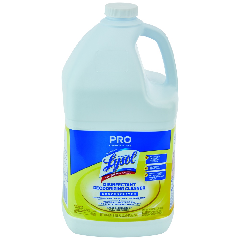 Lysol Disinfectant Deodorizing Cleaner, Lemon, 1 Gallon Lysol Disinfectant Deodorizing Cleaner, Lemon, 1 Gallon
