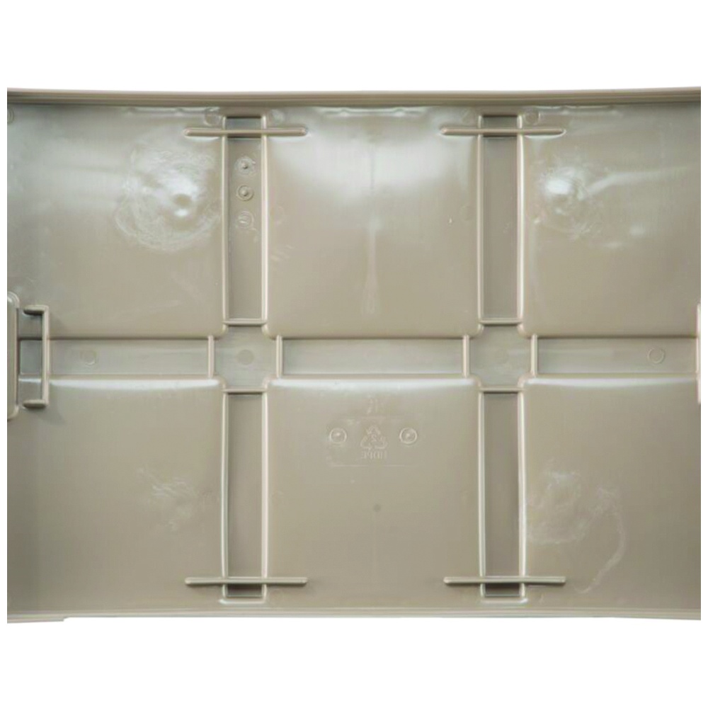 Orbis Lids for 11 Inch Nestable Totes, FDA-Approved, Polyethylene, Freezer Safe, Beige