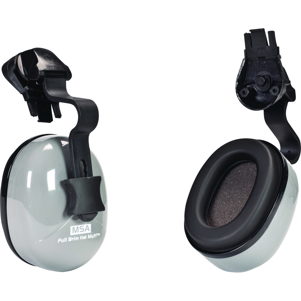 MSA Safety SoundControl SH Passive Earmuffs for V-Gard® Full Brim Hard Hat, NRR 25