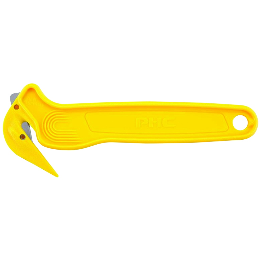 Pacific Handy Cutter DFC364 Disposable Film Cutter with Tape Splitter, Single Hook Recessed Blade, Disposable, Yellow Pacific Handy Cutter DFC364 Disposable Film Cutter with Tape Splitter, Single Hook Recessed Blade, Disposable, Yellow