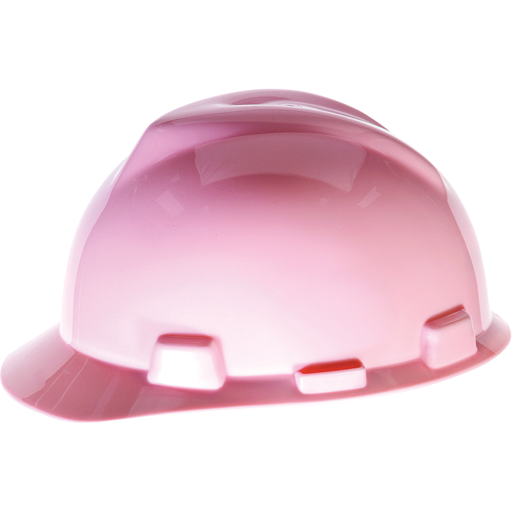 V-Gard® Cap Style Hard Hats, 4-Point with Fas-Trac III Ratchet Style Suspension, Non-Vented, Polyethylene