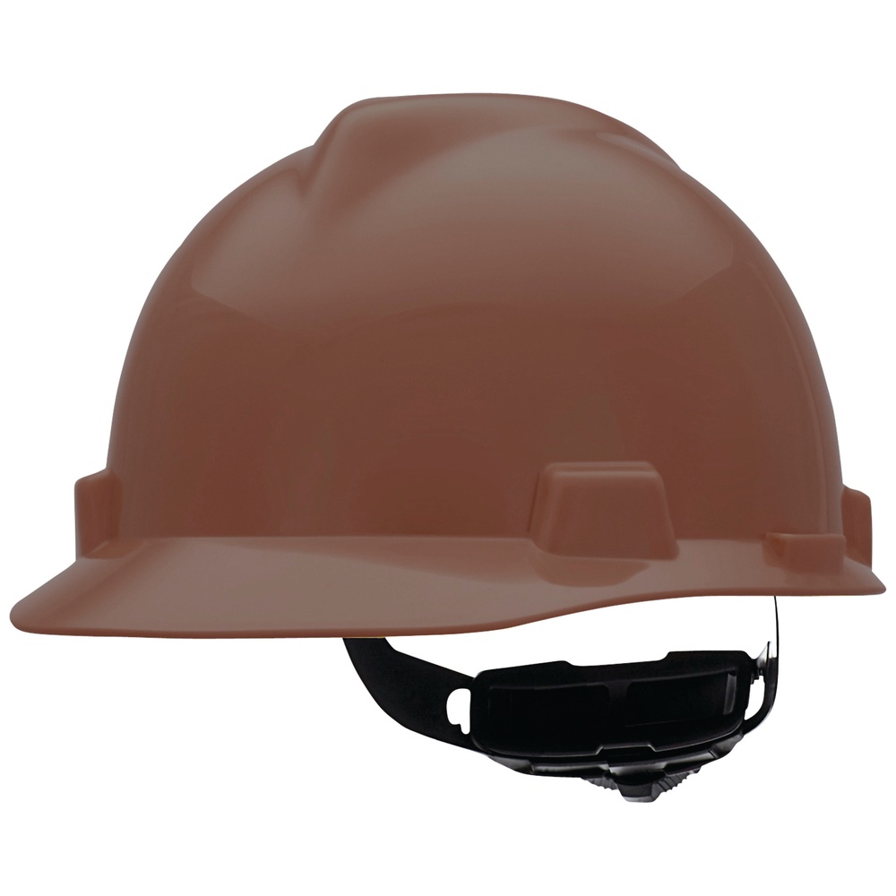 MSA V-Gard® Hard Hats, Ratchet Style Suspension, Non-Vented