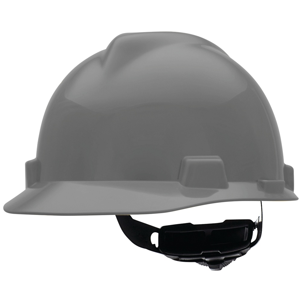 MSA V-Gard® Hard Hats, Ratchet Style Suspension, Non-Vented