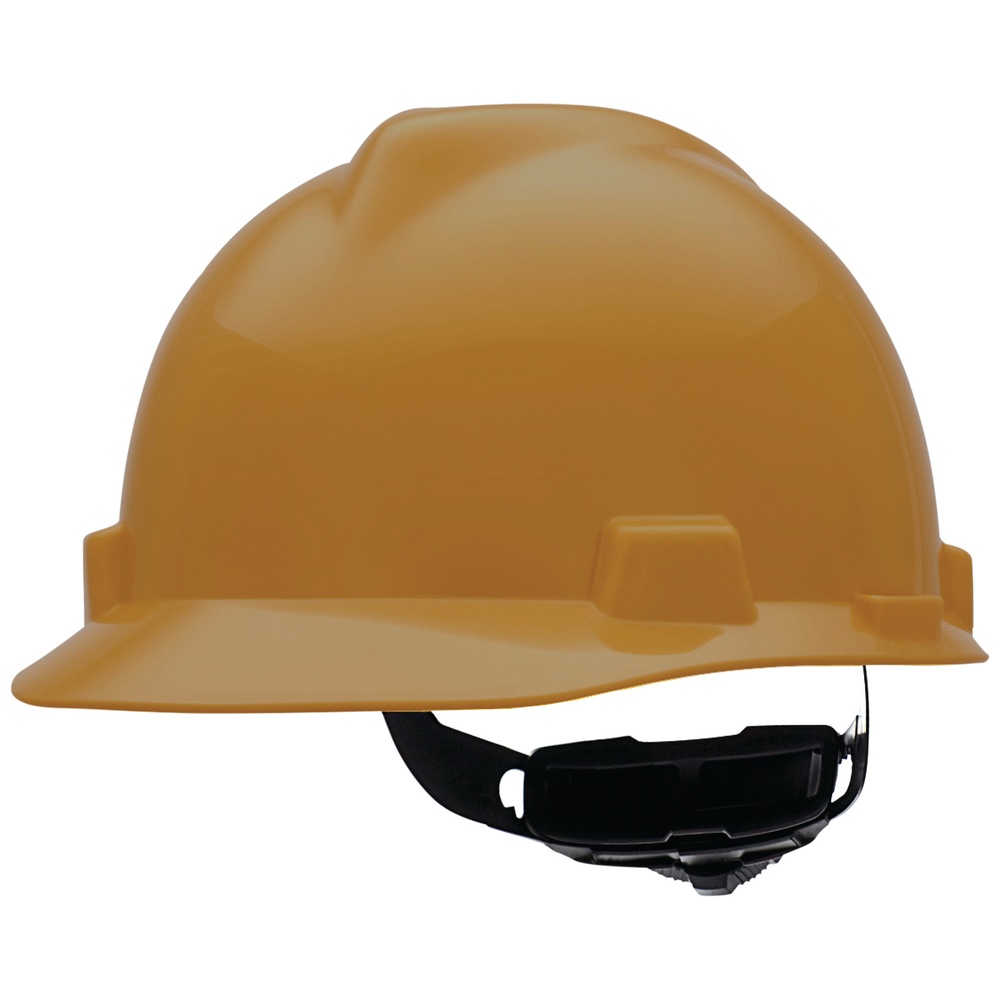 MSA V-Gard® Hard Hats, Ratchet Style Suspension, Non-Vented