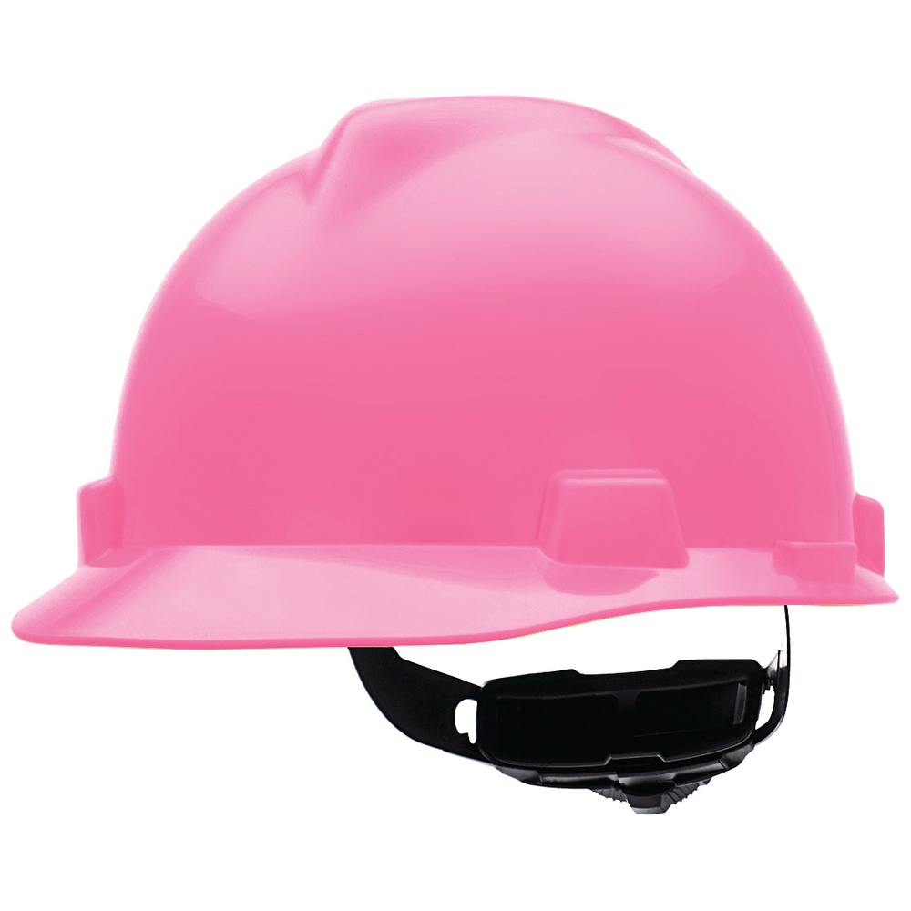 MSA V-Gard® Hard Hats, Ratchet Style Suspension, Non-Vented