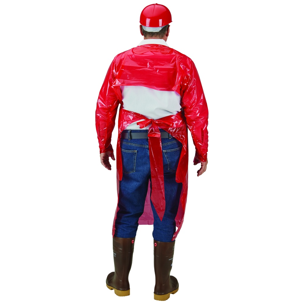 WorkHorse Premium Disposable Polythylene Gowns, 3 Mil With Thumb Loop