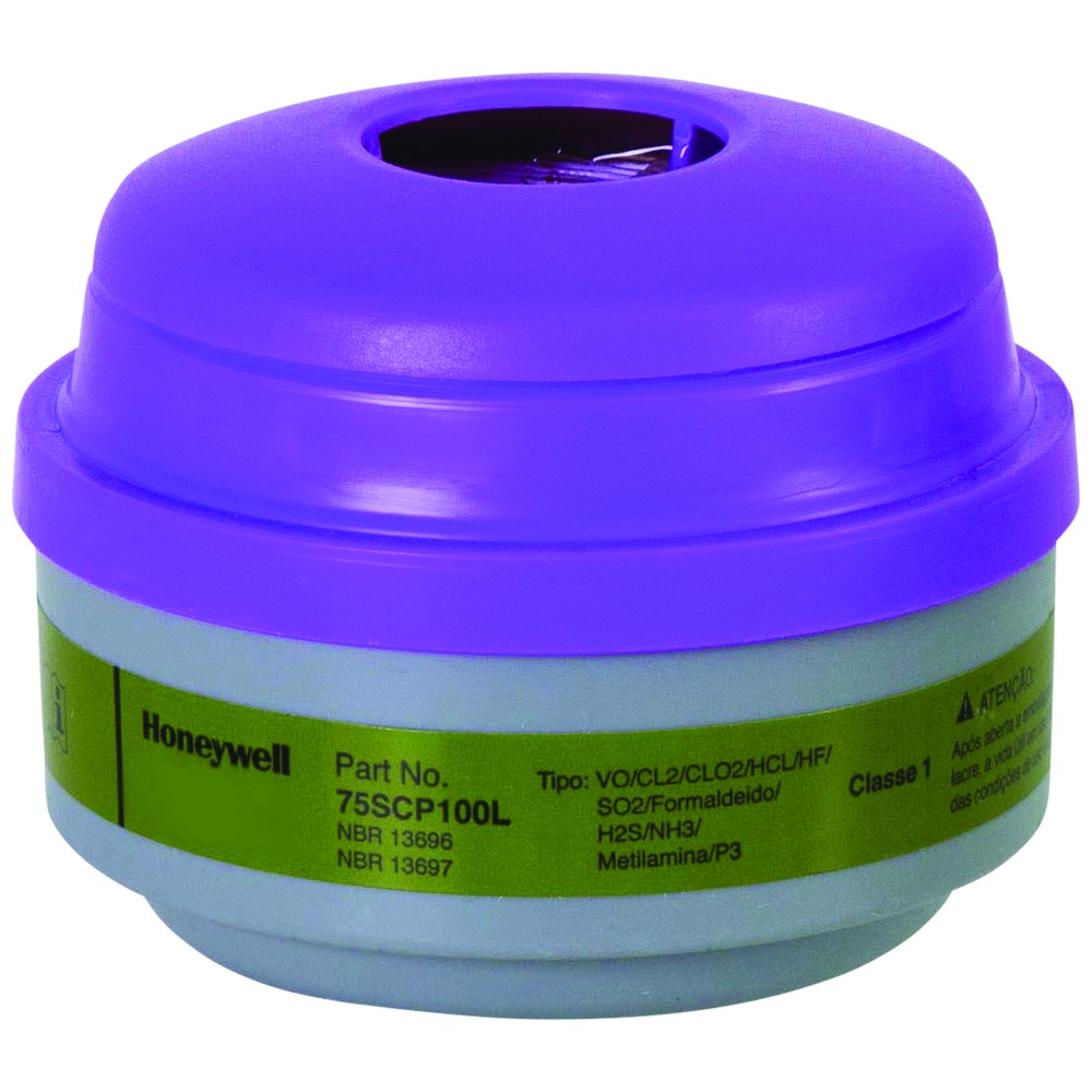 Honeywell North Multi-Contaminant P100 Respirator Cartridge, Threaded