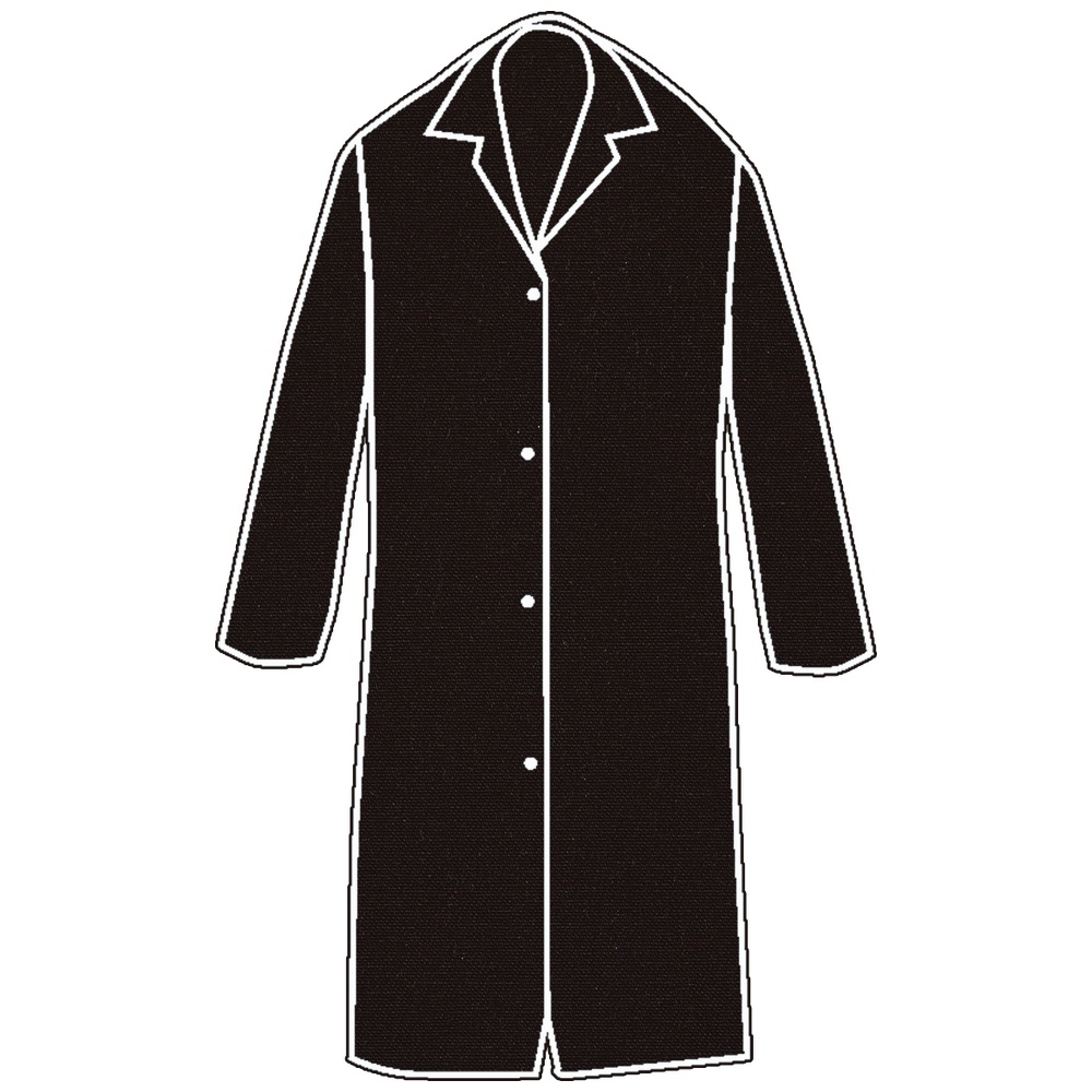 Southern Apparel Inc. Butcher Frocks Long-Sleeves, No Pockets, Dome Snaps, 7 Ounce