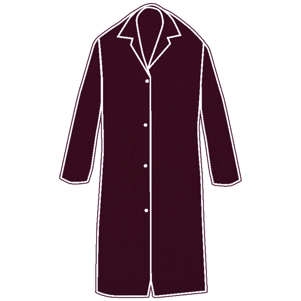 Southern Apparel Inc. Butcher Frocks Long-Sleeves, No Pockets, Dome Snaps, 7 Ounce