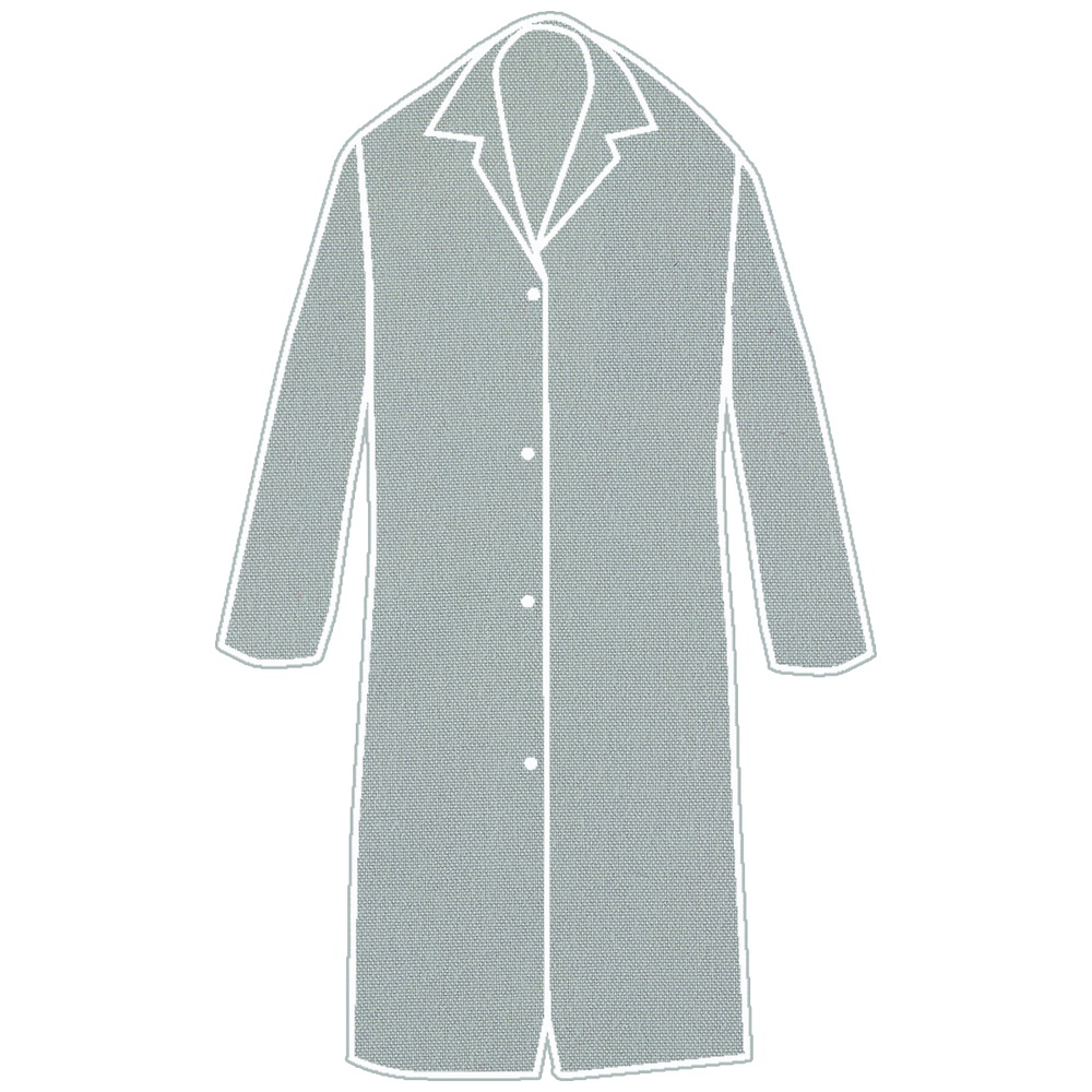 Southern Apparel Inc. Butcher Frocks Long-Sleeves, No Pockets, Dome Snaps, 7 Ounce