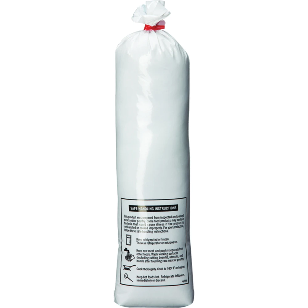 Clarity E-Z Pak Poly Meat Bags, Standard Safe Handling Print