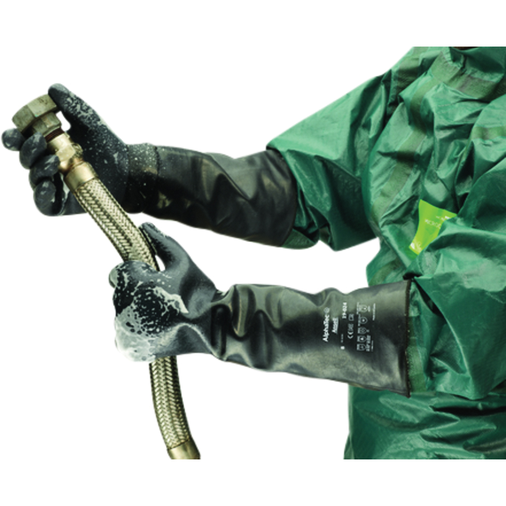 Ansell AlphaTec Double Insulated Neoprene Work Gloves, 18-inch