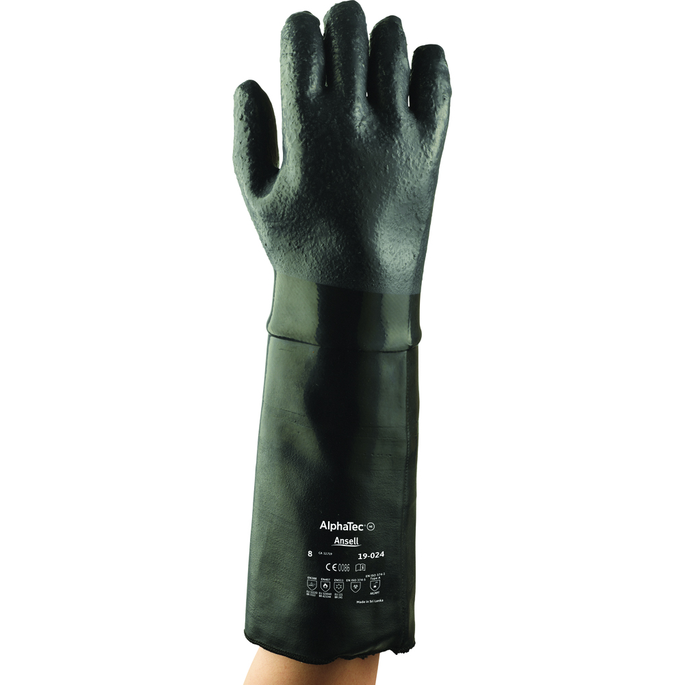 Ansell AlphaTec Double Insulated Neoprene Work Gloves, 18-inch