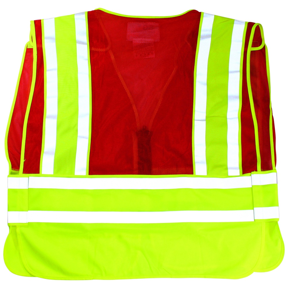 PIP Breakaway Public Safety Vest, ANSI Type P Class 2, No Logo, Hi-Vis Yellow